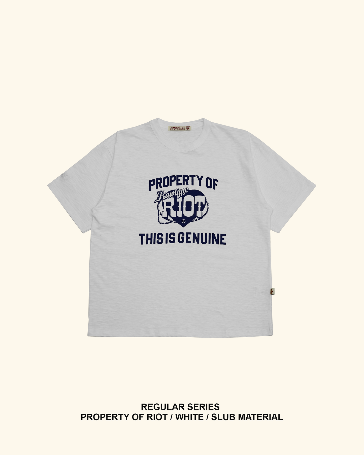 RAWTYPE RIOT Property Of HQ - White