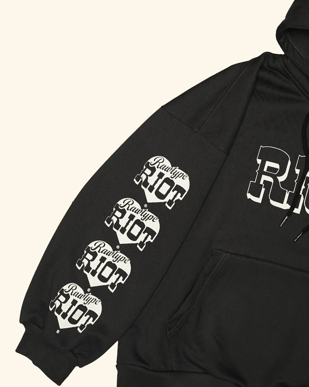 RAWTYPE RIOT Riot Broken Hood - Dark Grey