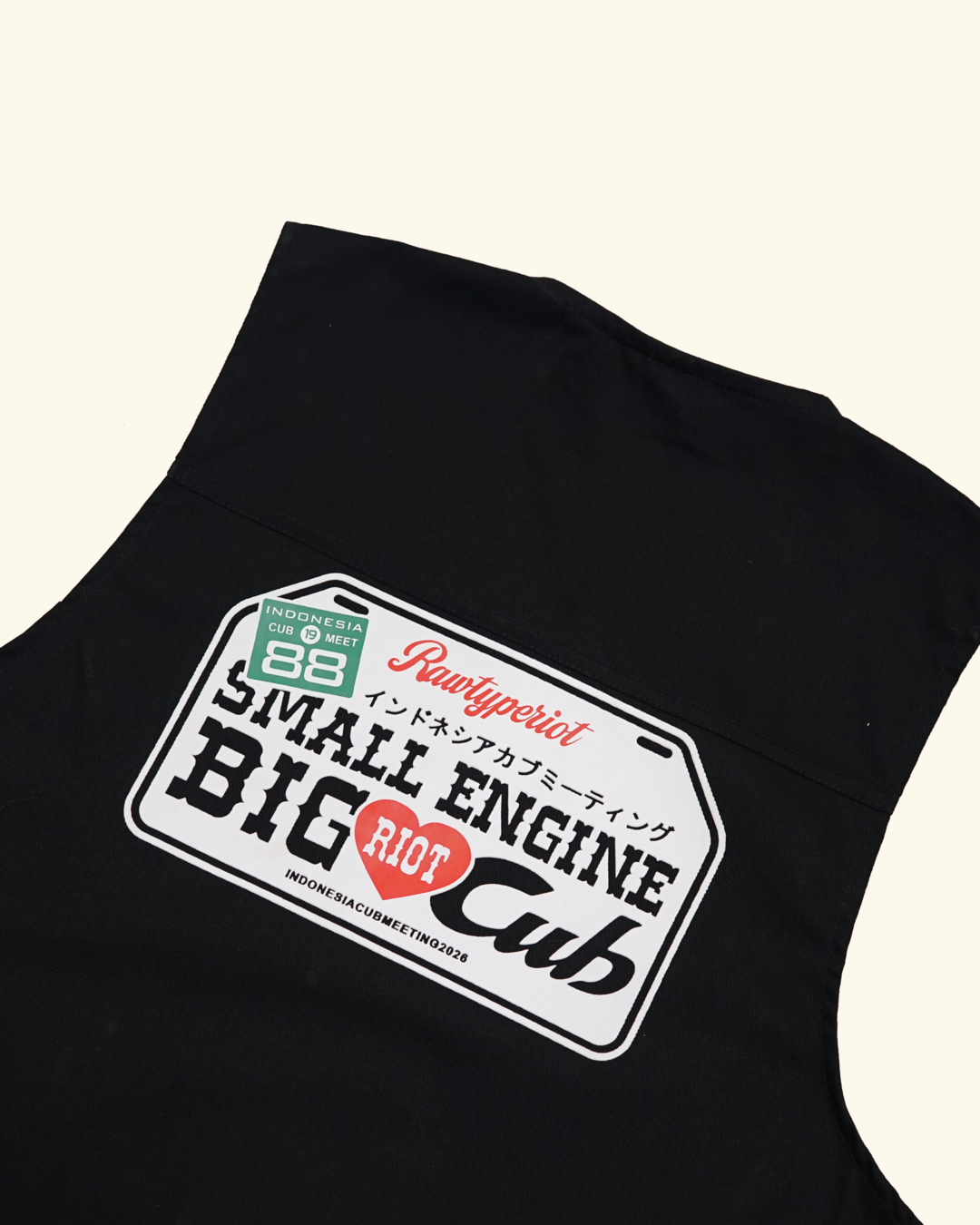 RAWTYPE RIOT Icm x Rtr Vest - Black