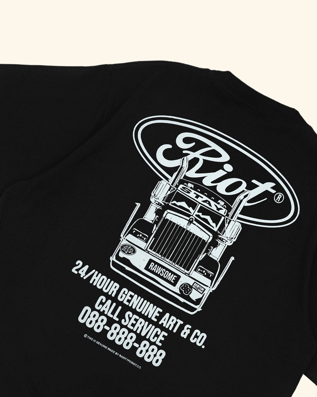RAWTYPE RIOT Stay Riot Pocket - Black