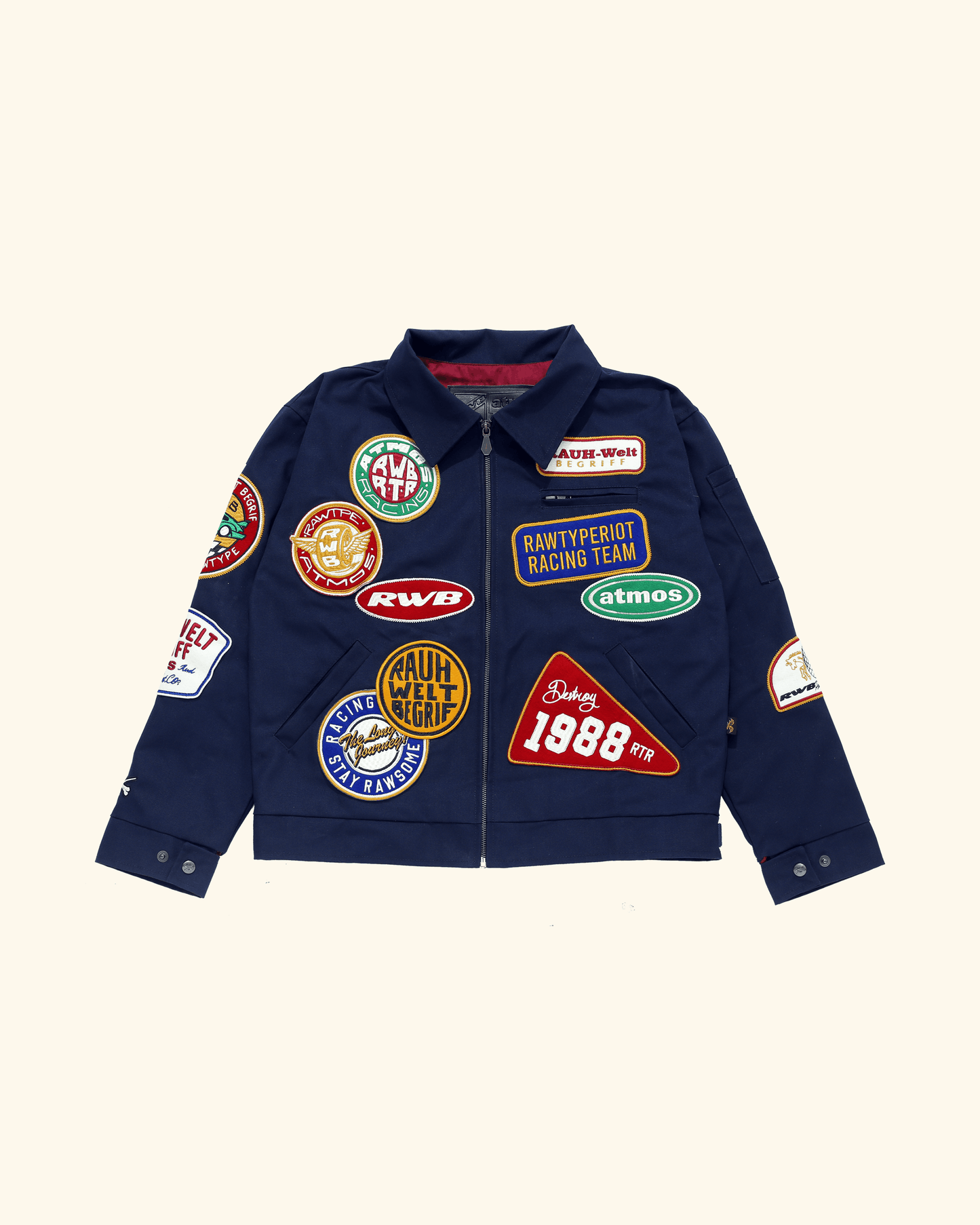 RAWTYPE RIOT Work Jacket  RWB X ATMOS X RTR - Navy