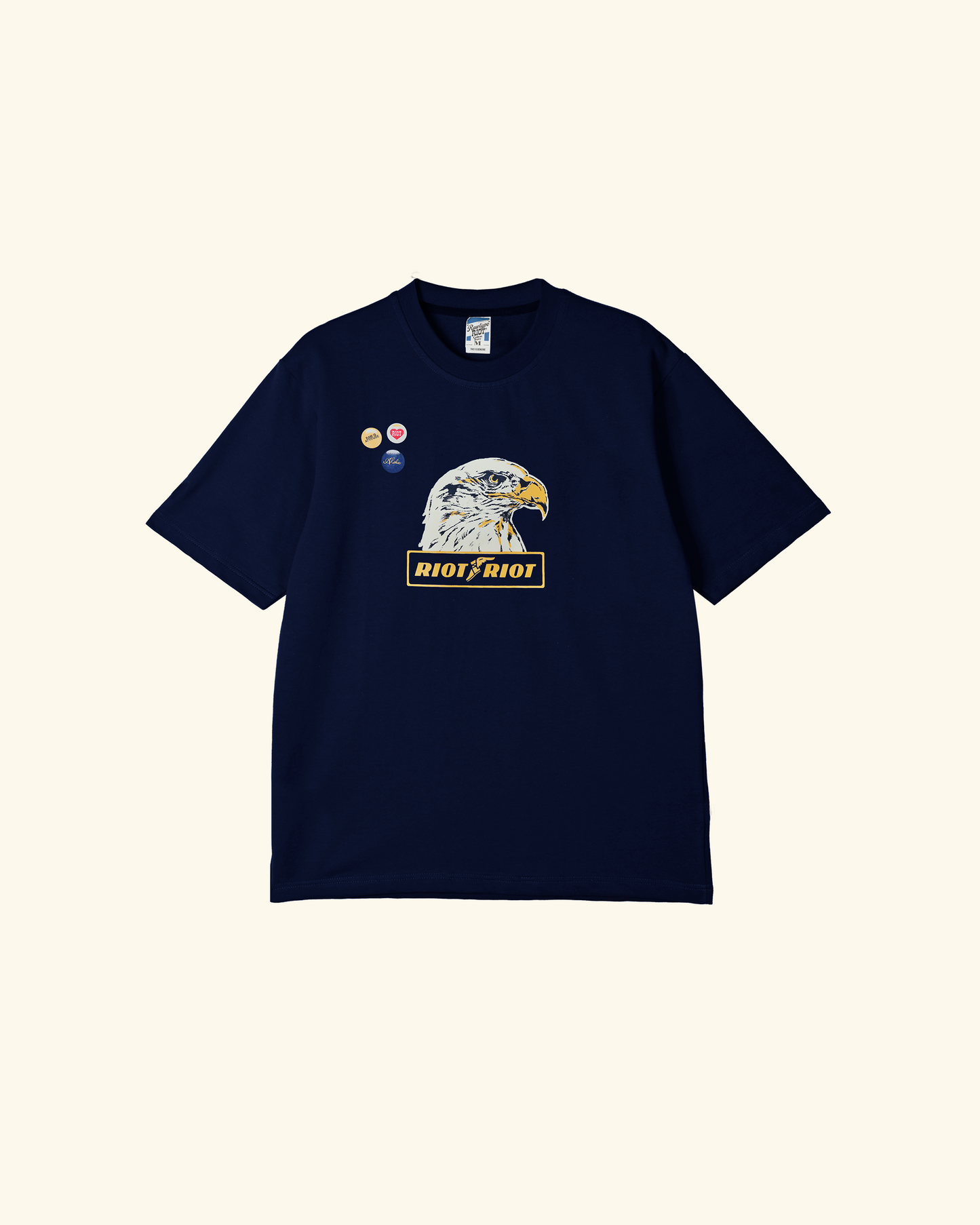 RAWTYPE RIOT Eagle Head Tees - Navy