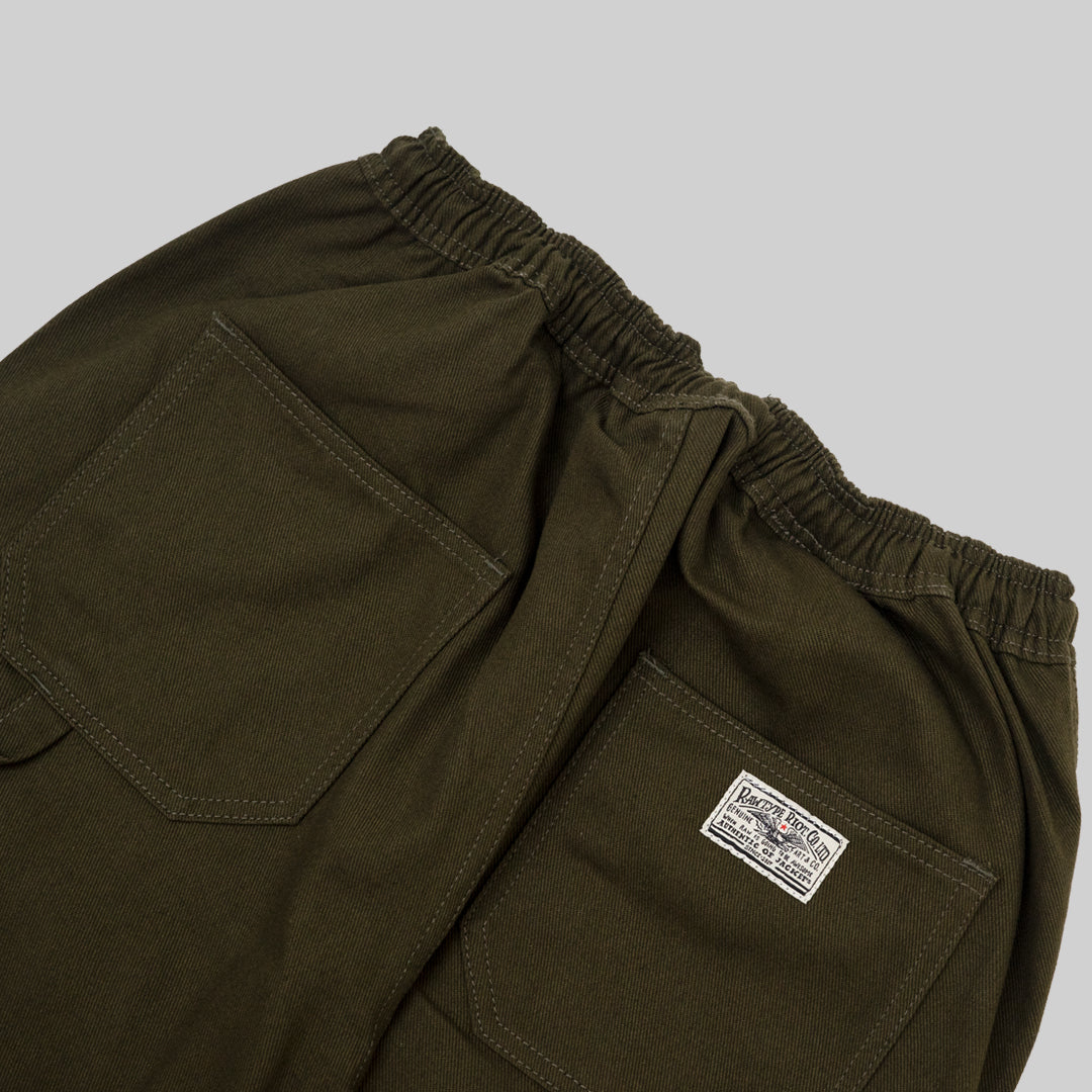 RAWTYPE RIOT Skull Double Knee Pants - Olive