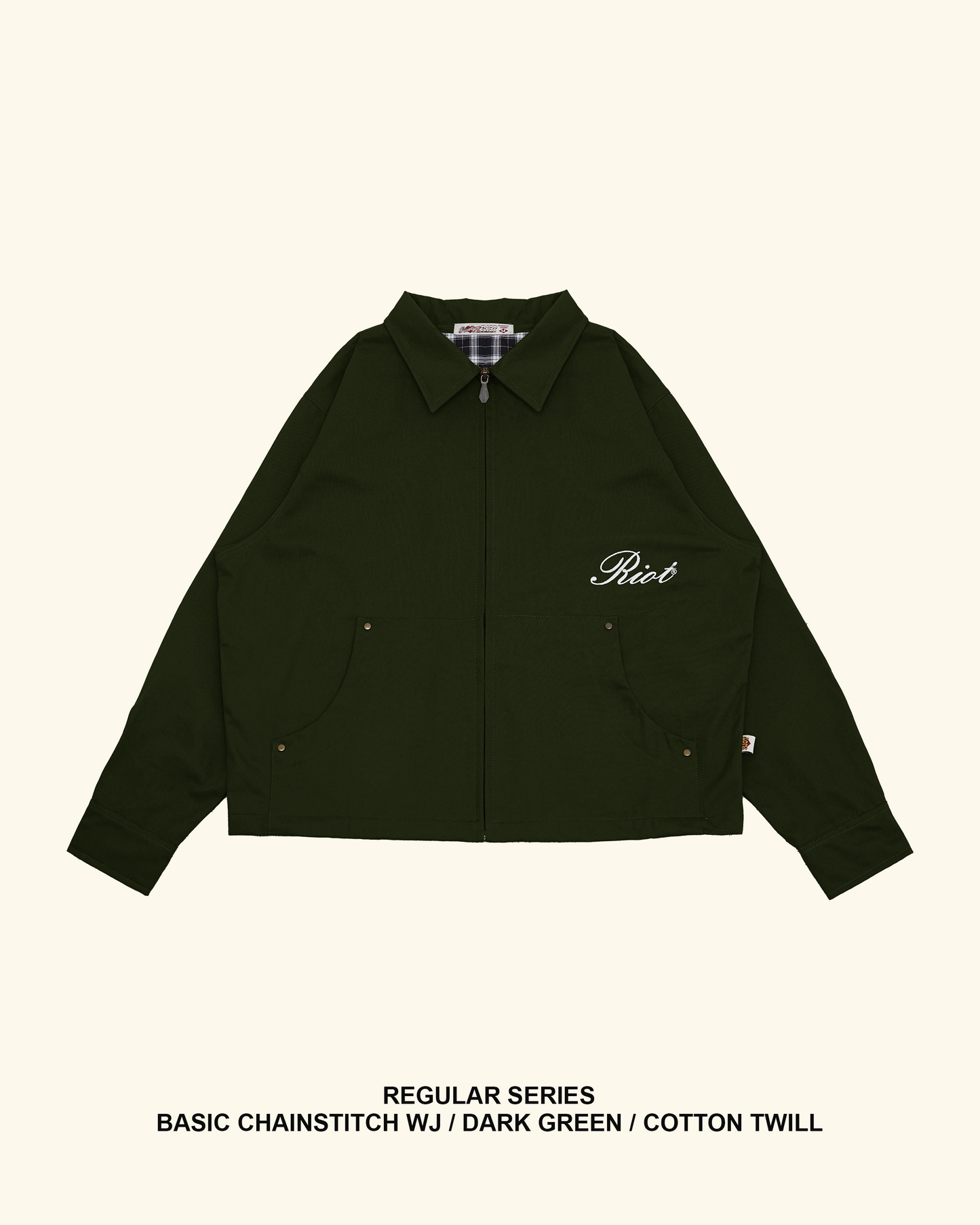 RAWTYPE RIOT Basic Chainstitch wj - Black