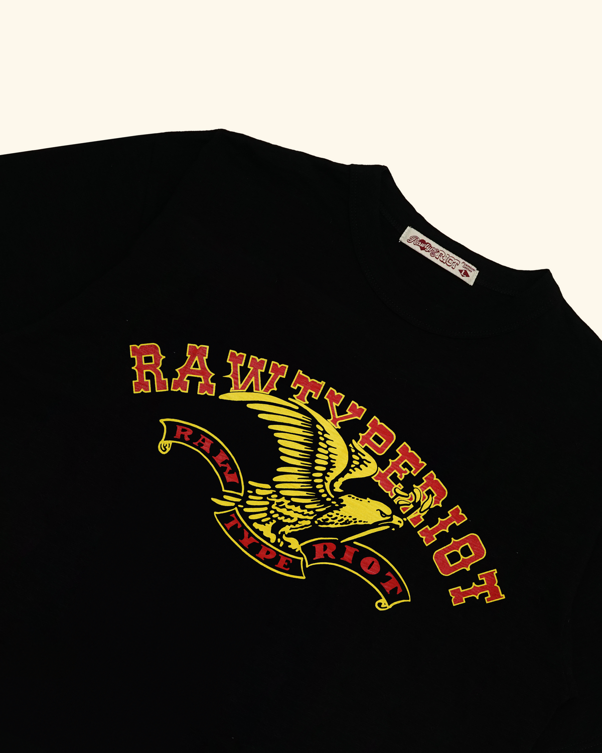 RAWTYPE RIOT Eagle Raw Tee - Black