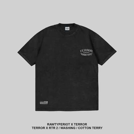 RAWTYPE RIOT   Terror X RTR 2 Tees - BLACK