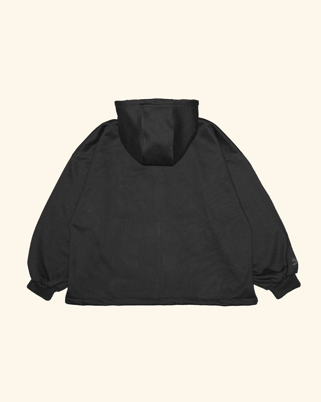 RAWTYPE RIOT Blank Hoodi Boxy - Dark Grey