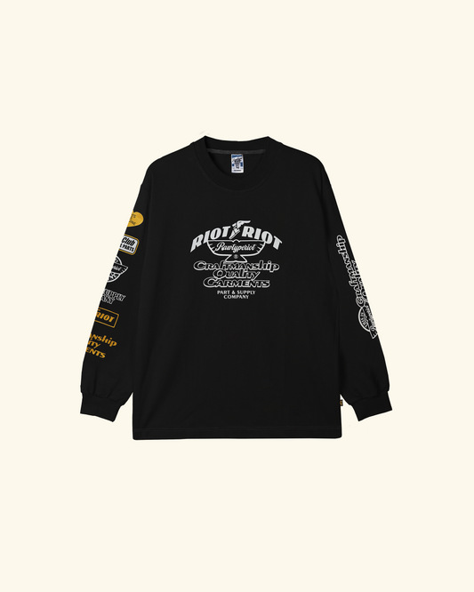 RAWTYPE RIOT Riot Riot Long Sleeve - Black