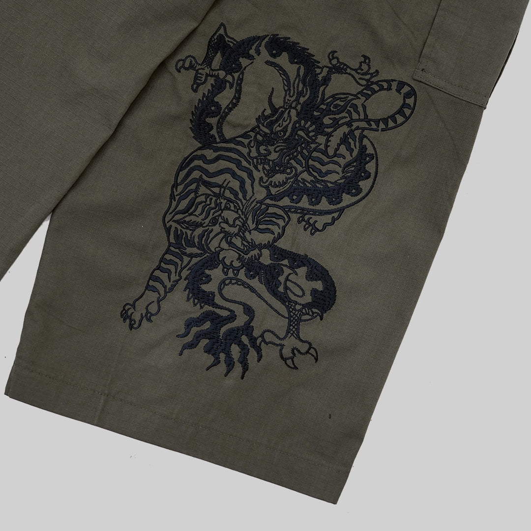 RAWTYPE RIOT Dragon Cargo Pants - Olive