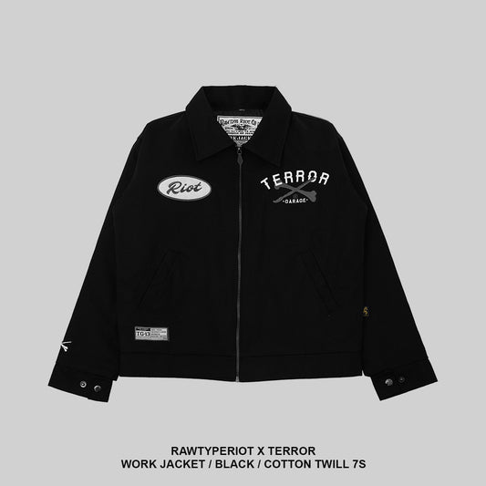 RAWTYPE RIOT Work Jacket Terror X RTR - Black