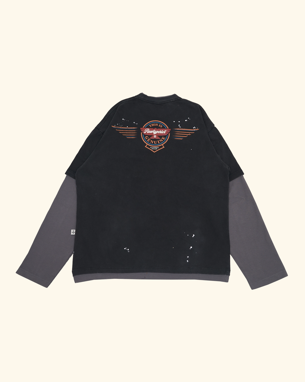 RAWTYPE RIOT Part & Supplay Long Sleeve - Black