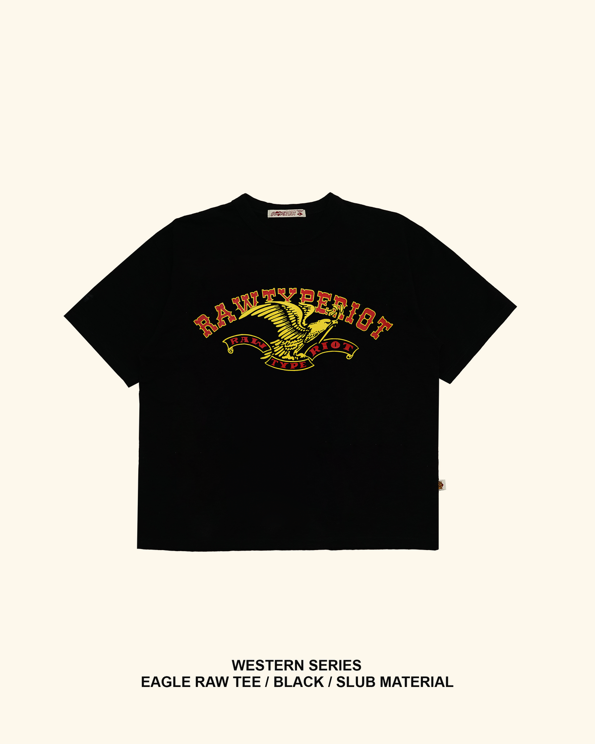 RAWTYPE RIOT Eagle Raw Tee - Black