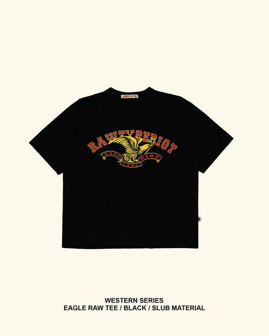 RAWTYPE RIOT Eagle Raw Tee - Black