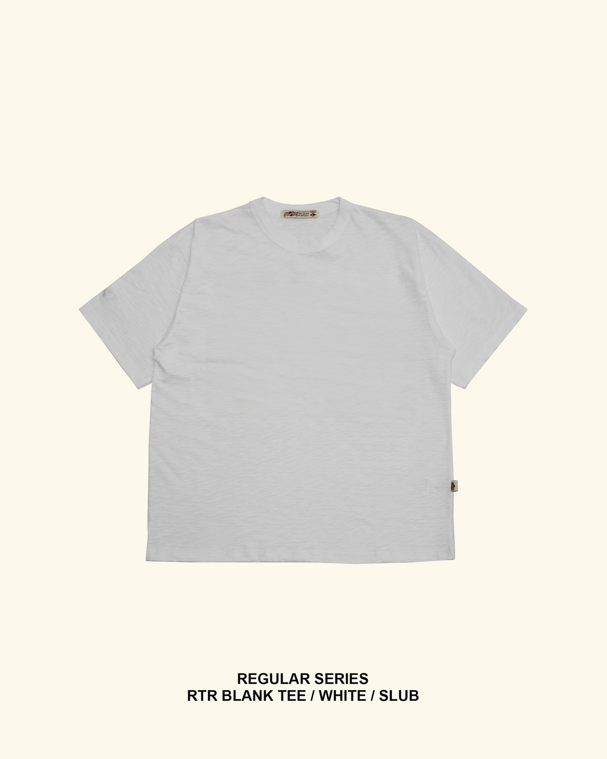 RAWTYPE RIOT Rtr Slub Blank Tees - Black & White