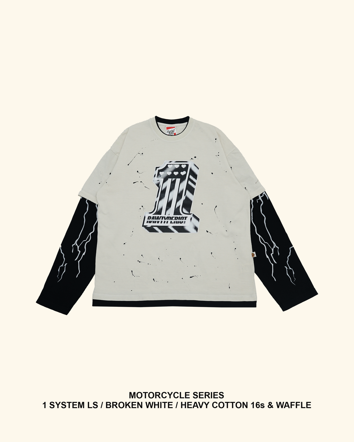 RAWTYPE RIOT 1 System Long Sleeve - Cream