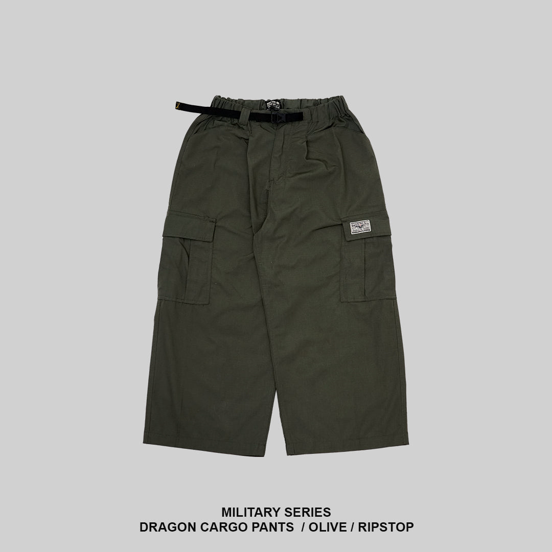 RAWTYPE RIOT Dragon Cargo Pants - Olive