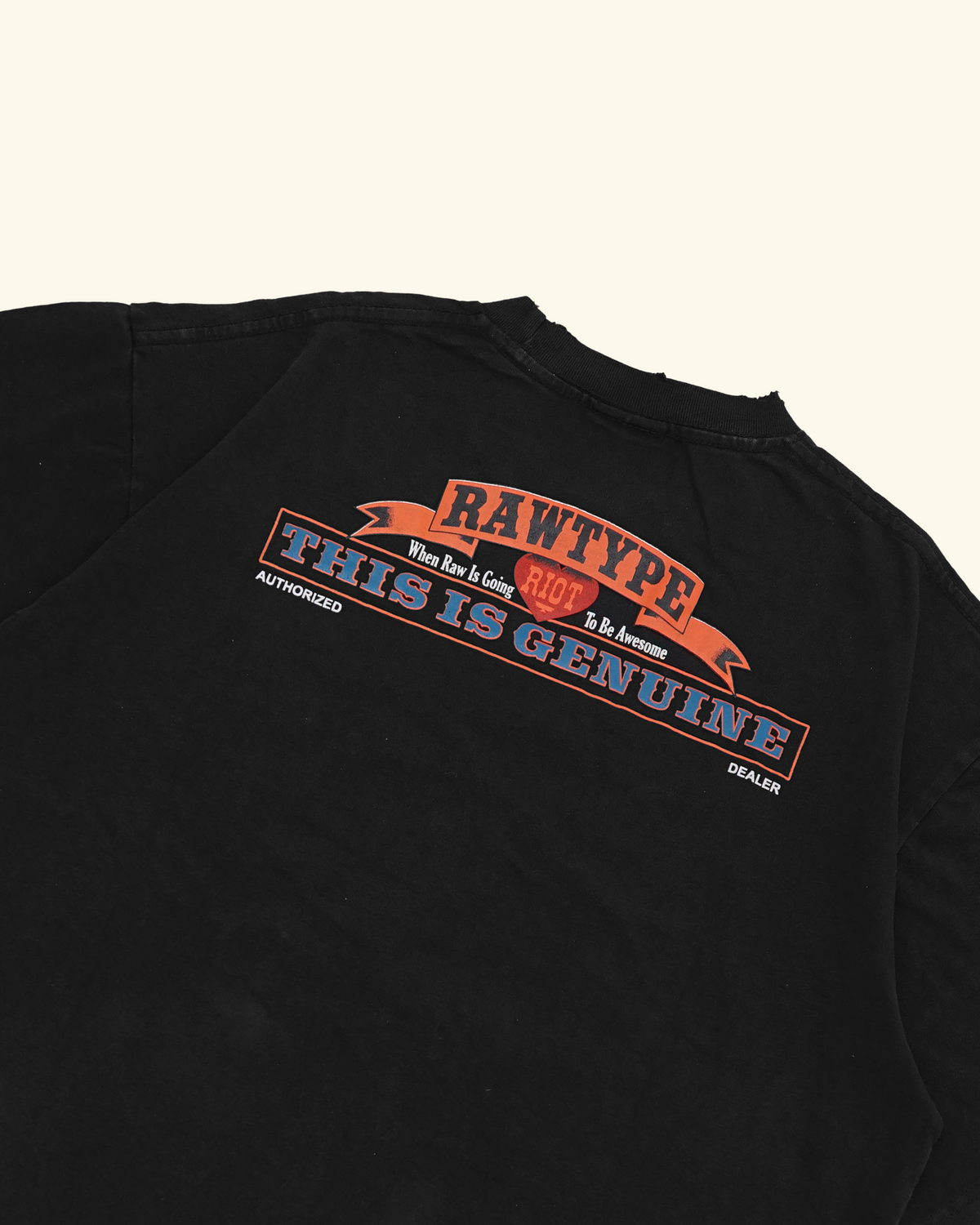 RAWTYPE RIOT Riot Tlj Tees - Black