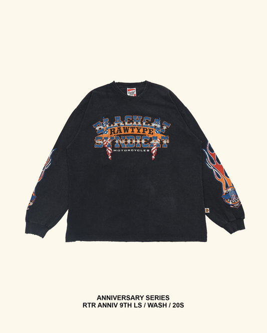 RAWTYPE RIOT RTR Anniv 9Th Long Sleeve - Black