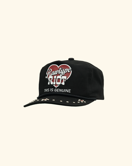 RAWTYPE RIOT This Is Riot Hat - Black