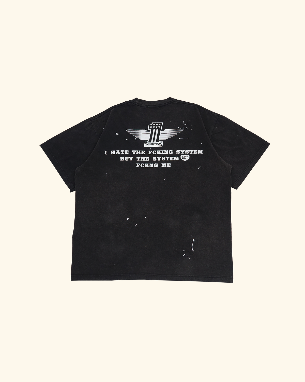 RAWTYPE RIOT Rtr Fckng Me Tees - Black
