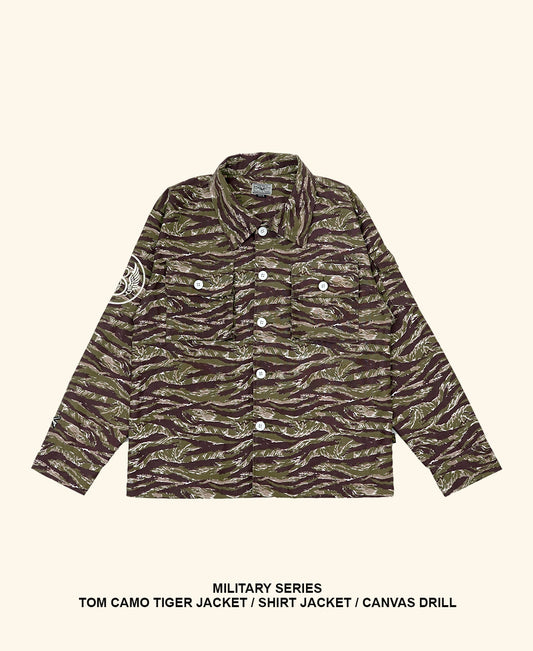 RAWTYPE RIOT Tom Camo Tiger Jacket - Green