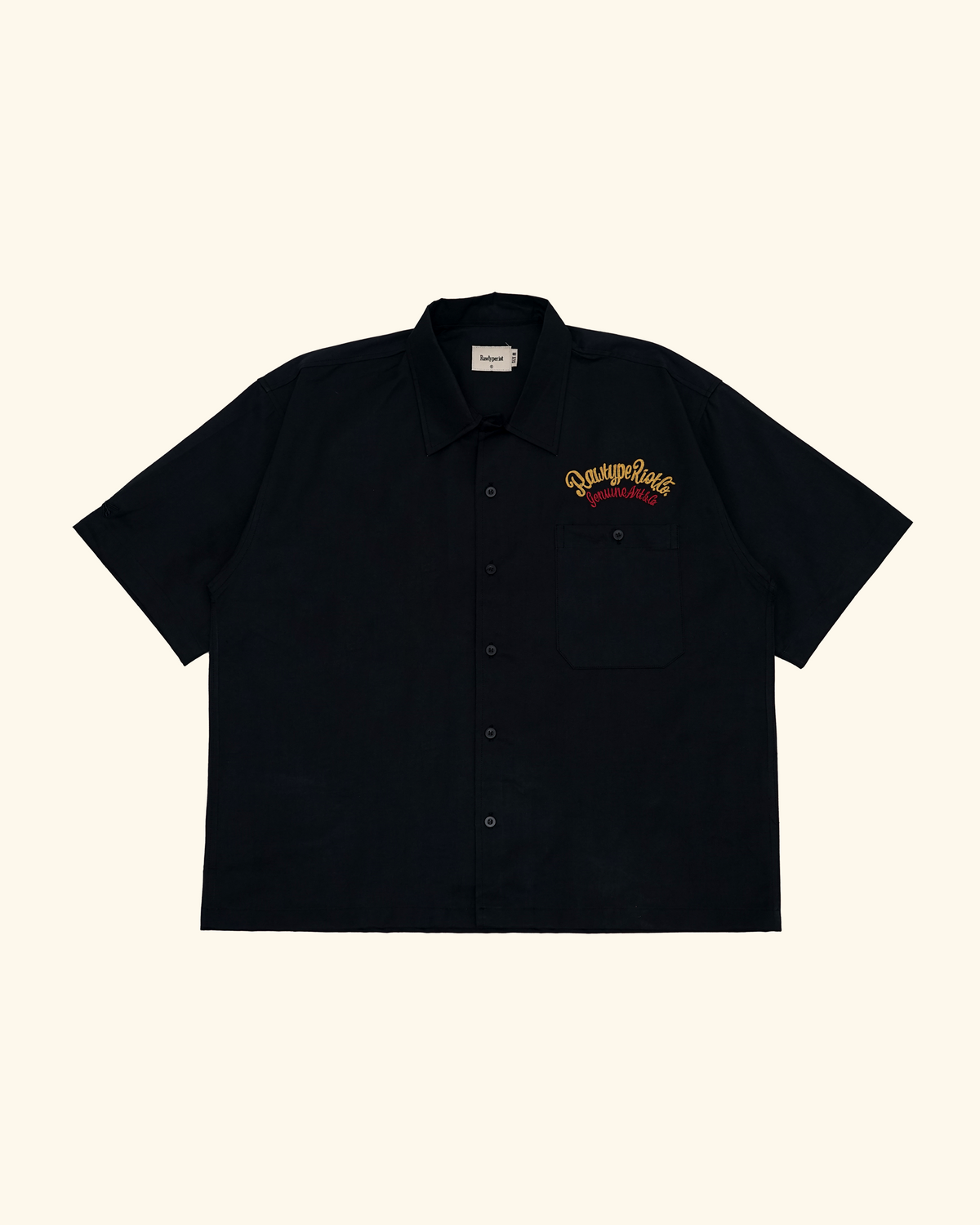 RAWTYPE RIOT Flying Eagle Work Shirt - Black
