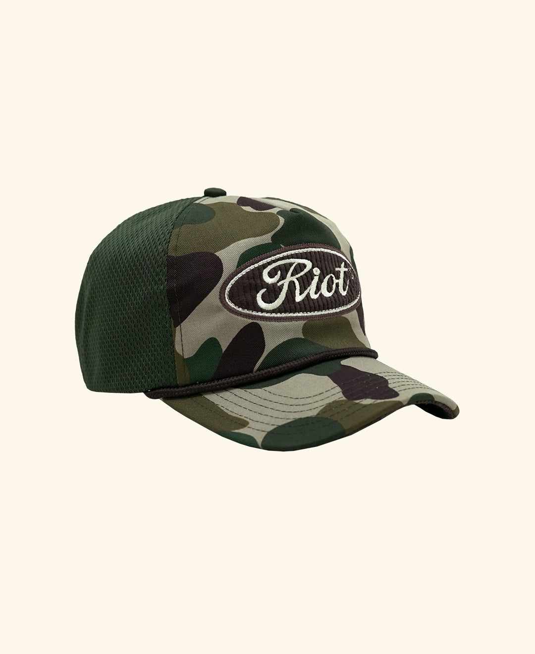 RAWTYPE RIOT Tom Camo Cap - Olive