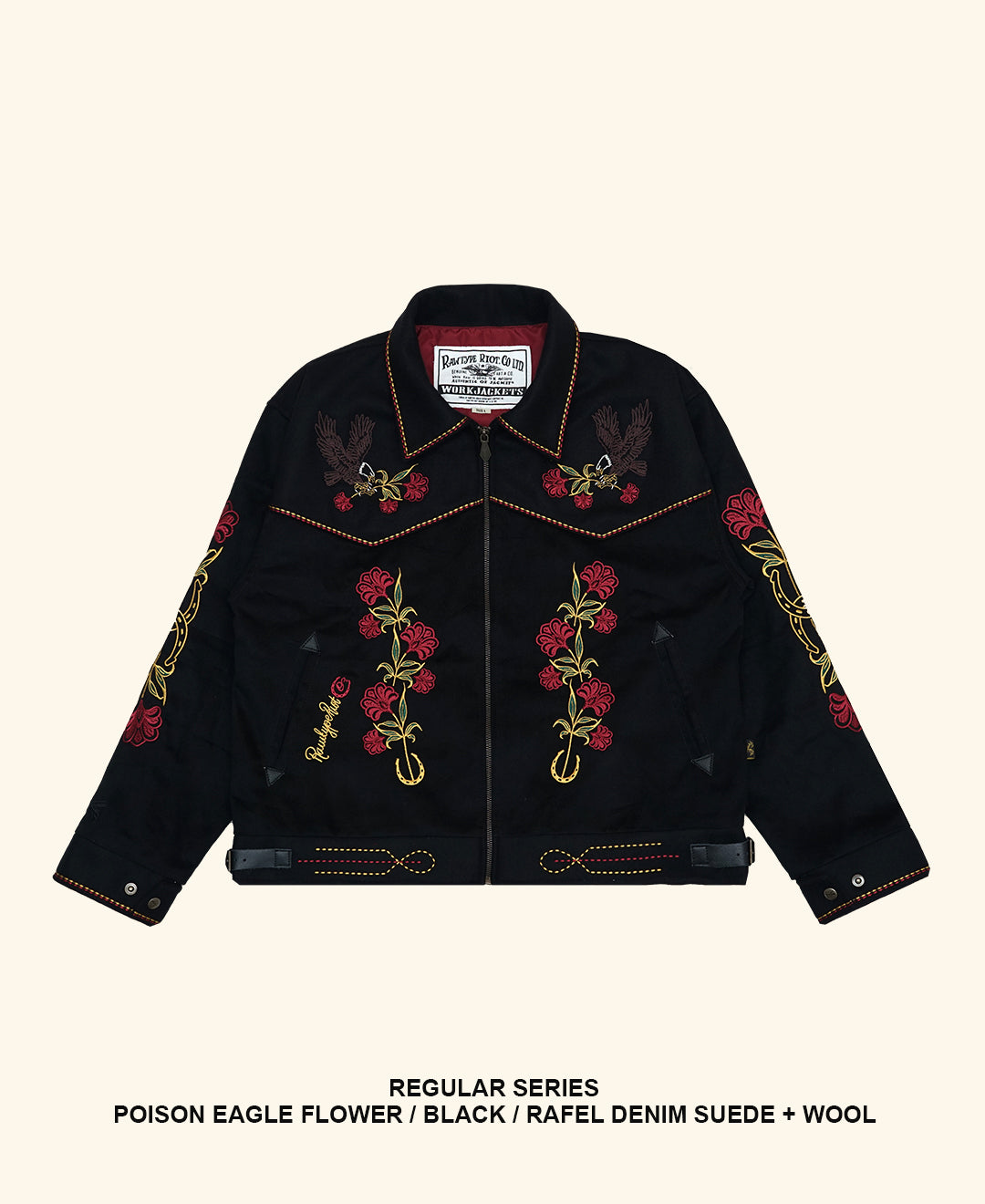 RAWTYPE RIOT Poison Eagle Flower WJ - Black – Rawtype Riot