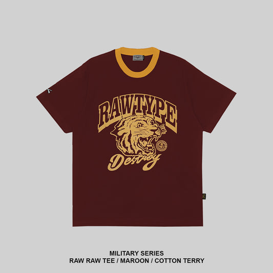 RAWTYPE RIOT Raw Raw Tees - Maroon