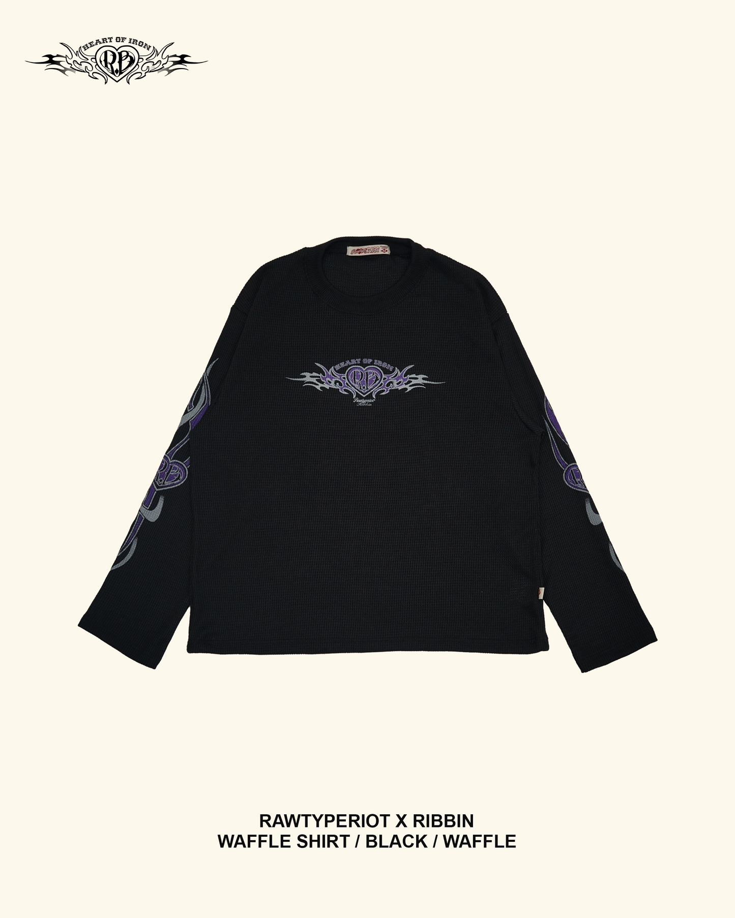 RAWTYPE RIOT Ribbin X Rtr LS - Black